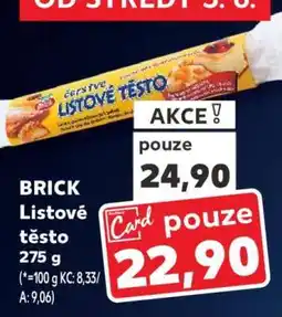 Kaufland Brick Listové těsto 275 g nabídka