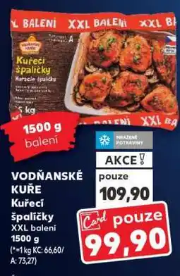 Kaufland Vodňanské kuře Kuřecí špalíčky XXL balení nabídka