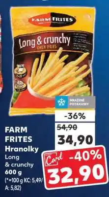 Kaufland Farm Frites hranolky long&crunchy nabídka