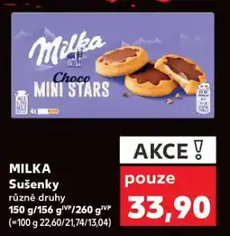 Kaufland Milka sušenky různé druhy nabídka
