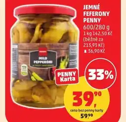 Penny Market Jemné feferony penny nabídka
