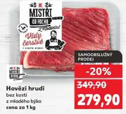 Kaufland Hovězí hrudí bez kosti nabídka