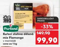Kaufland Kuřecí stehna dělená mix Flamengo v marinádě nabídka