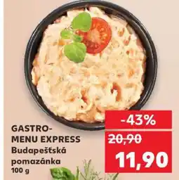 Kaufland GASTRO-MENU EXPRESS Budapešťská pomazánka 100 g nabídka