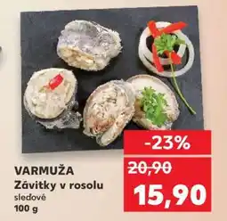 Kaufland VARMUŽA Závitky v rosolu sledové nabídka