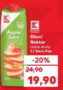 Kaufland Džus/Nektar různé druhy nabídka