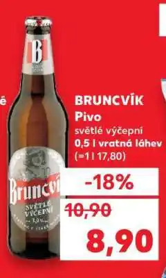 Kaufland BRUNCVÍK Pivo nabídka