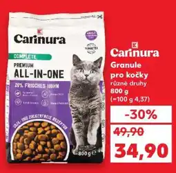 Kaufland Carnura Granule pro kočky nabídka