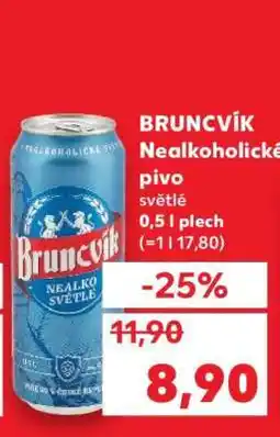 Kaufland BRUNCVÍK Nealkoholické pivo nabídka
