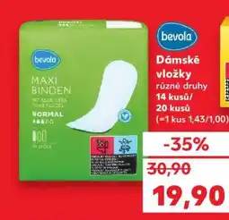 Kaufland Dámské vložky nabídka