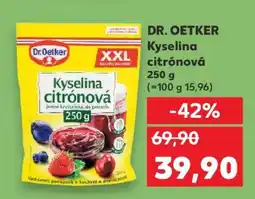 Kaufland DR. OETKER Kyselina citrónová 250 g nabídka