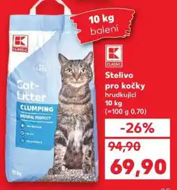 Kaufland Stelivo pro kočky hrudkující 10 kg nabídka