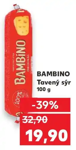 Kaufland Bambino tavený sýr 100 g nabídka