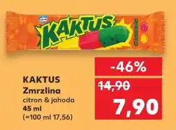 Kaufland KAKTUS Zmrzlina citron & jahoda 45 ml nabídka