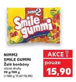 Kaufland Nimm2 Smile gummi nabídka
