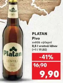 Kaufland PLATAN Pivo nabídka