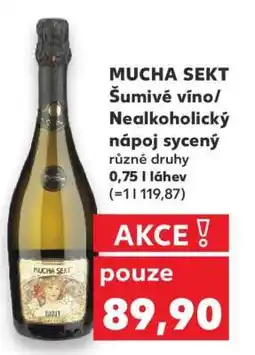 Kaufland Mucha sekt nabídka