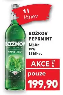 Kaufland Božkov Peprmint nabídka