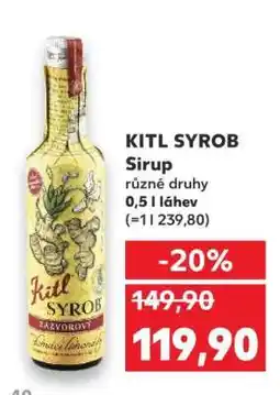 Kaufland Kitl Syrob nabídka