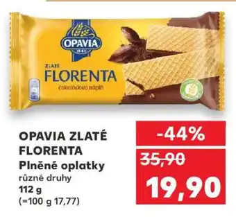 Kaufland Opavia Zlaté Florenta nabídka