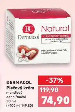 Kaufland DERMACOL Pleťový krém mandlový denní/noční 50 ml nabídka