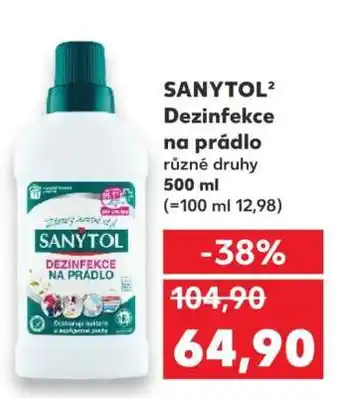 Kaufland Sanytol Dezinfekce na prádlo nabídka