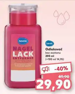 Kaufland Bevola Nagellackentferner nabídka