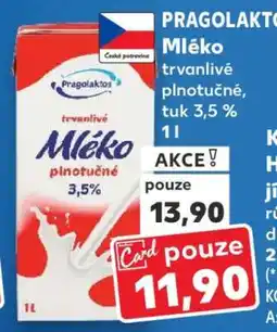 Kaufland PRAGOLAKTO Mléko nabídka