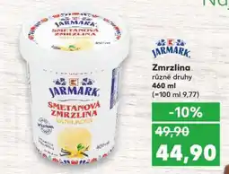 Kaufland Jarmark Smetanová Zmrzlina Vanilková nabídka