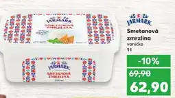 Kaufland Smetanová zmrzlina vanička 1l nabídka