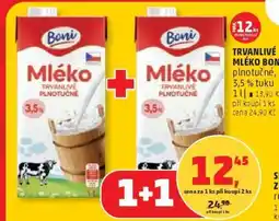 Penny Market TRVANLIVÉ MLÉKO BONI nabídka