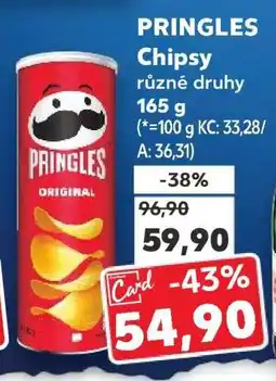 Kaufland PRINGLES Chipsy různé druhy nabídka