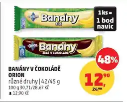 Penny Market BANÁNY V ČOKOLÁDĚ ORION nabídka