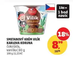 Penny Market SMETANOVÝ KRÉM VILÍK KARLOVA KORUNA nabídka