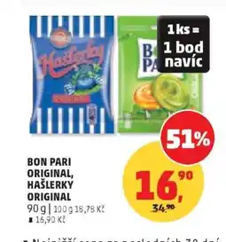 Penny Market BON PARI ORIGINAL, HAŠLERKY ORIGINAL nabídka