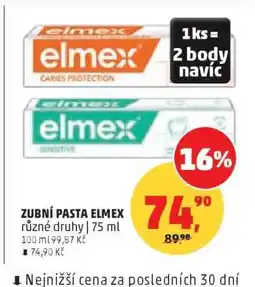 Penny Market ZUBNÍ PASTA ELMEX nabídka
