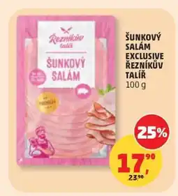 Penny Market Šunkový salám Exclusive Řezníkův talíř nabídka