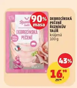 Penny Market DEBRECÍNSKÁ PEČENĚ ŘEZNÍKŮV TALÍŘ nabídka