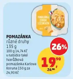Penny Market POMAZÁNKA různé druhy nabídka