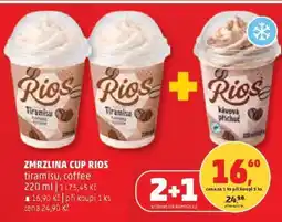 Penny Market ZMRZLINA CUP RIOS tiramisu, coffee nabídka