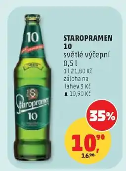 Penny Market STAROPRAMEN 10 světlé výčepní 0,5 l nabídka
