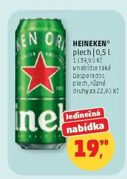 Penny Market HEINEKEN plech nabídka