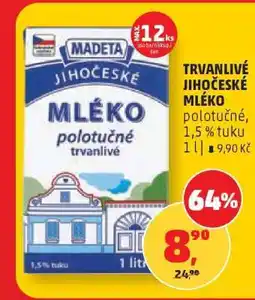 Penny Market TRVANLIVÉ JIHOČESKÉ MLÉKO nabídka