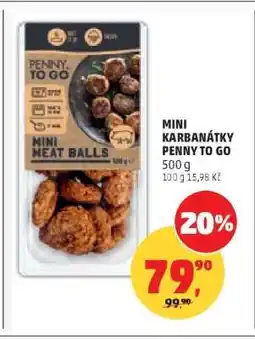 Penny Market Mini karbanátky Penny To Go nabídka