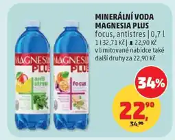 Penny Market MINERÁLNÍ VODA MAGNESIA PLUS nabídka