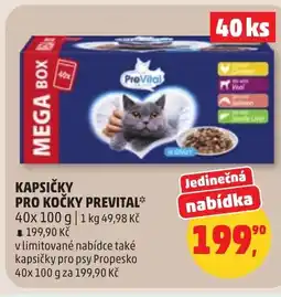 Penny Market Kapsičky pro kočky prevital nabídka