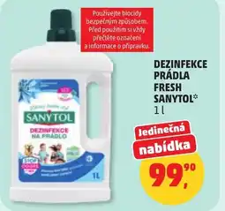 Penny Market Dezinfekce prádla fresh sanytol nabídka