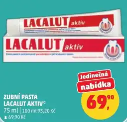 Penny Market Zubní pasta lacalut aktiv nabídka