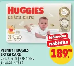 Penny Market Plenky huggies extra care nabídka