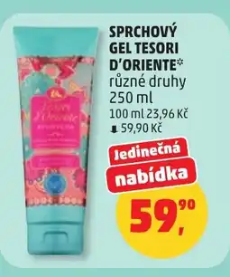 Penny Market Sprchový gel tesori d'oriente nabídka